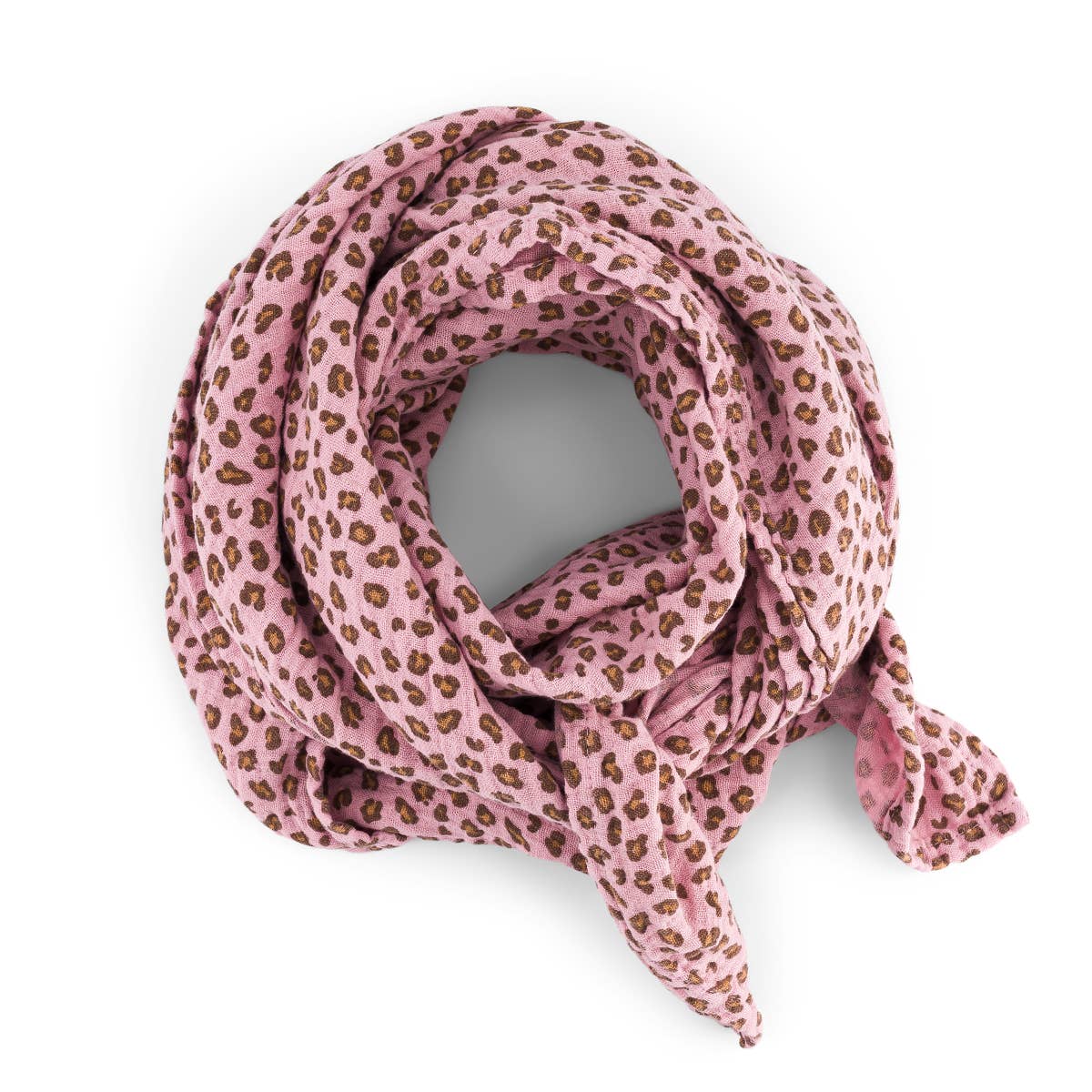 BIANCA MINI-WINDEL MIT LEOPARDENMUSTER, BONBONROSA