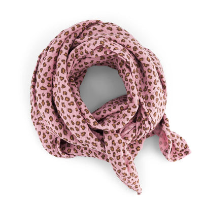 BIANCA MINI-WINDEL MIT LEOPARDENMUSTER, BONBONROSA