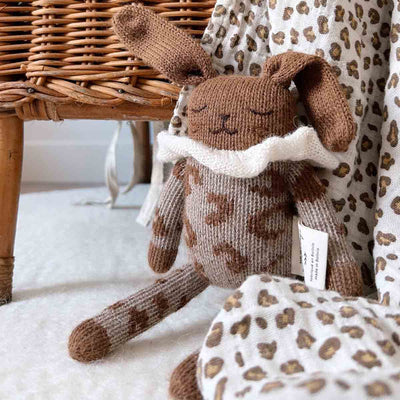 LANGE BIANCA MINI LEOPARD GREIGE