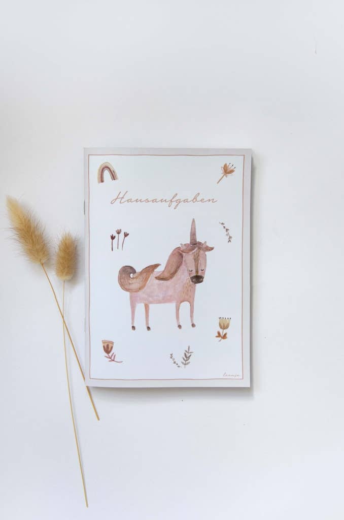 Hausaufgabenheft "Unicorn"