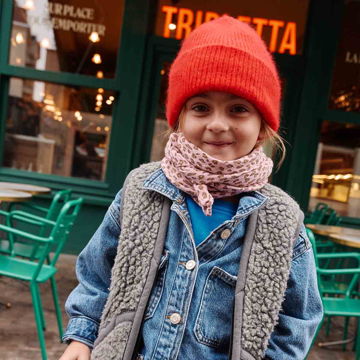 BIANCA MINI-WINDEL MIT LEOPARDENMUSTER, BONBONROSA