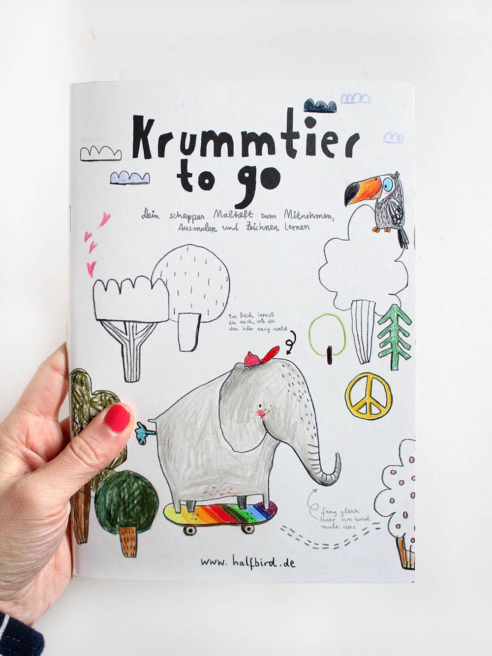 Malheft "Krummtier to go"