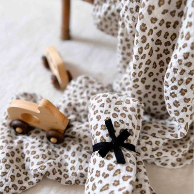 LANGE BIANCA MINI LEOPARD GREIGE