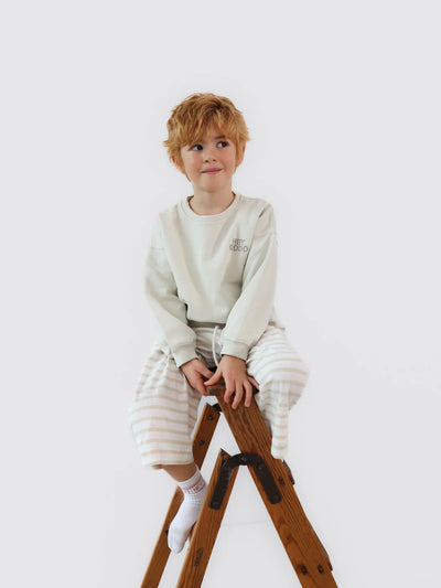 Famvibes Sweatshirt Hey Kiddo beige