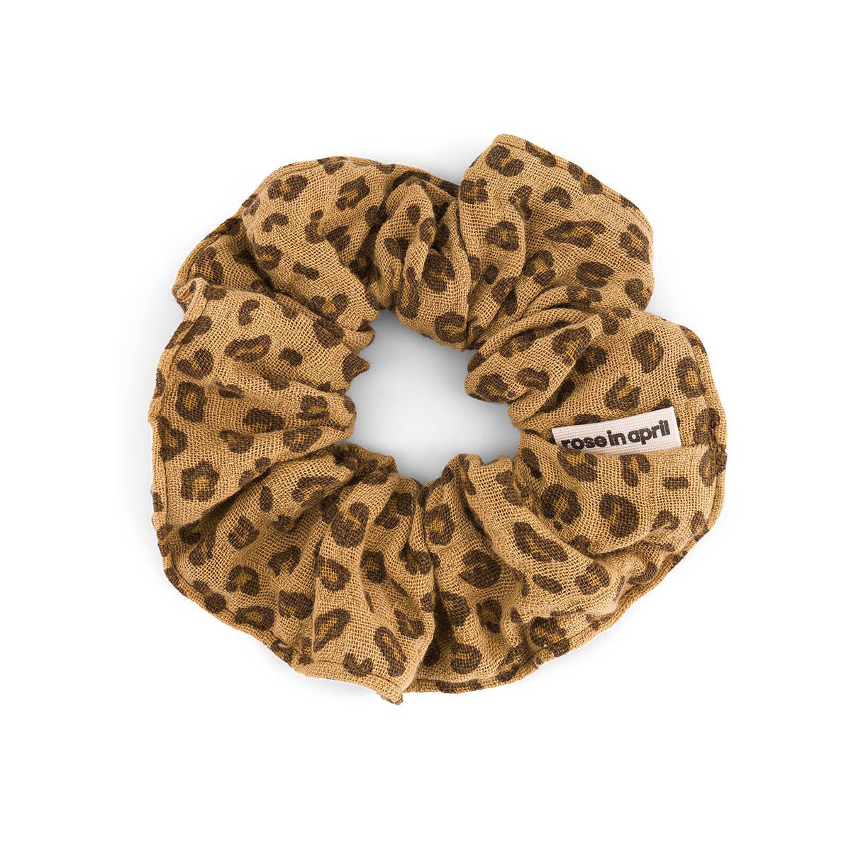 MINI-KAFFEE-HAARGUMMI MIT LEOPARDENMUSTER