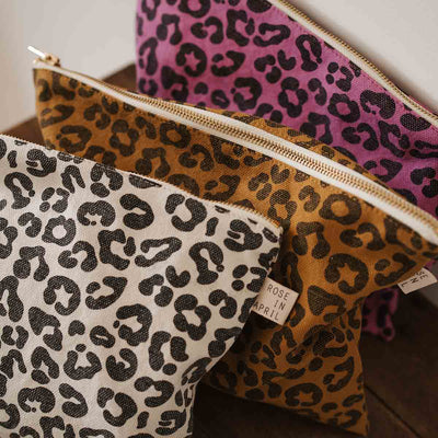 Rose in April LILI GRAOU GREIGE CLUTCH