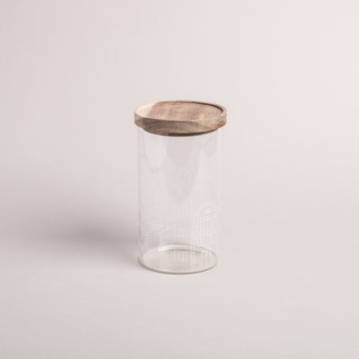 Eulenschnitt Vorratsglas Häuser