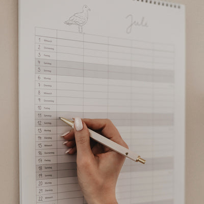 Eulenschnitt Familienkalender 2026