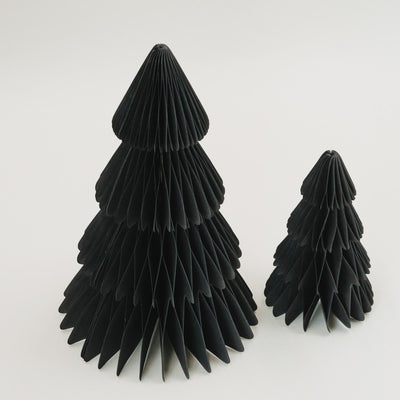 Papiertanne 2er Set schwarz