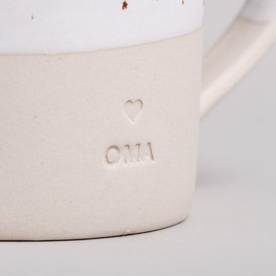 Eulenschnitt Tasse Oma