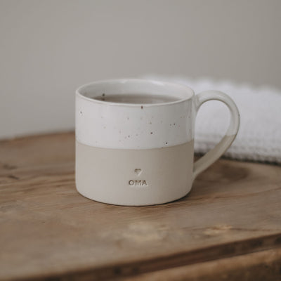 Eulenschnitt Tasse Oma