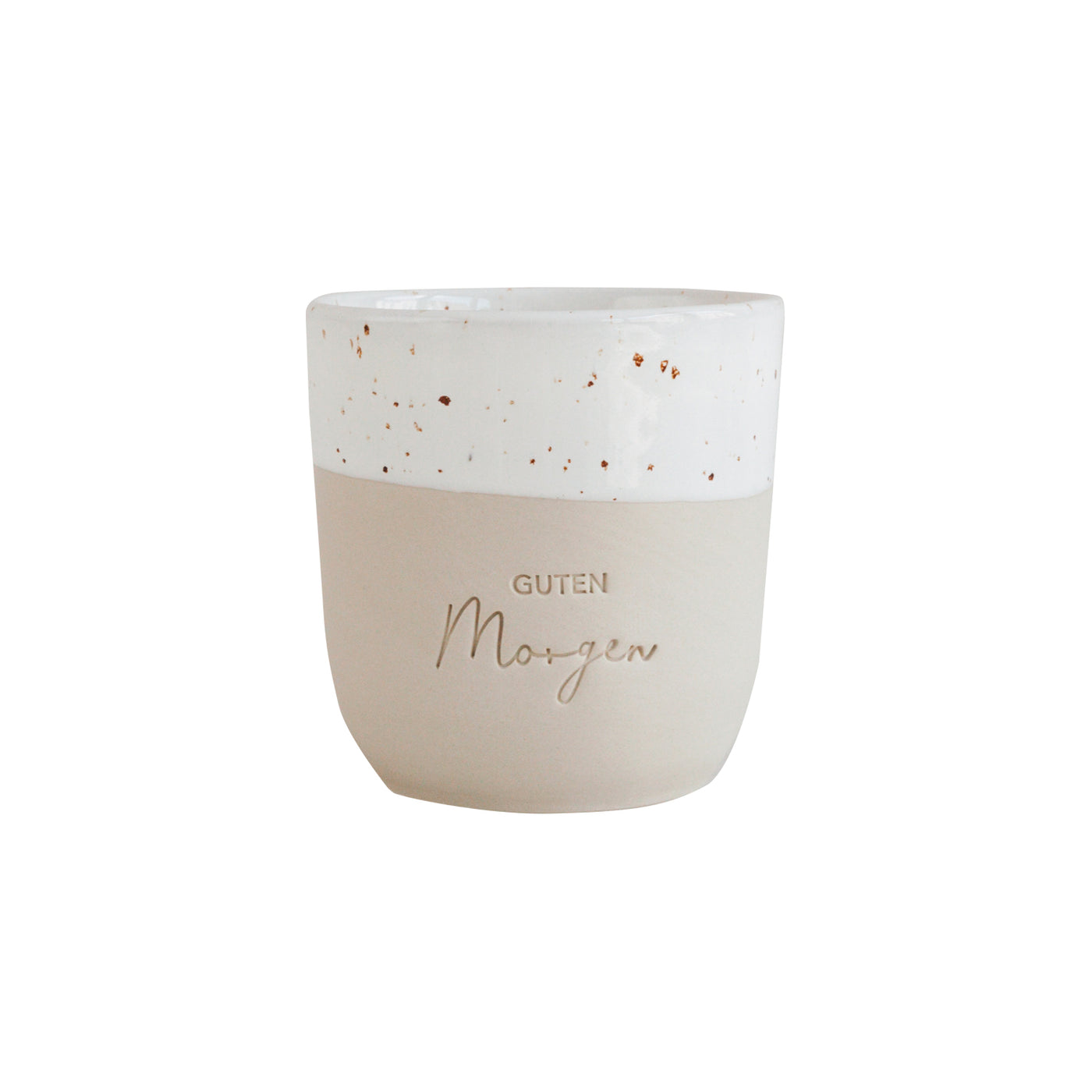 Eulenschnitt Becher Guten Morgen
