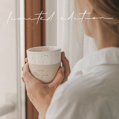 Eulenschnitt Becher Guten Morgen