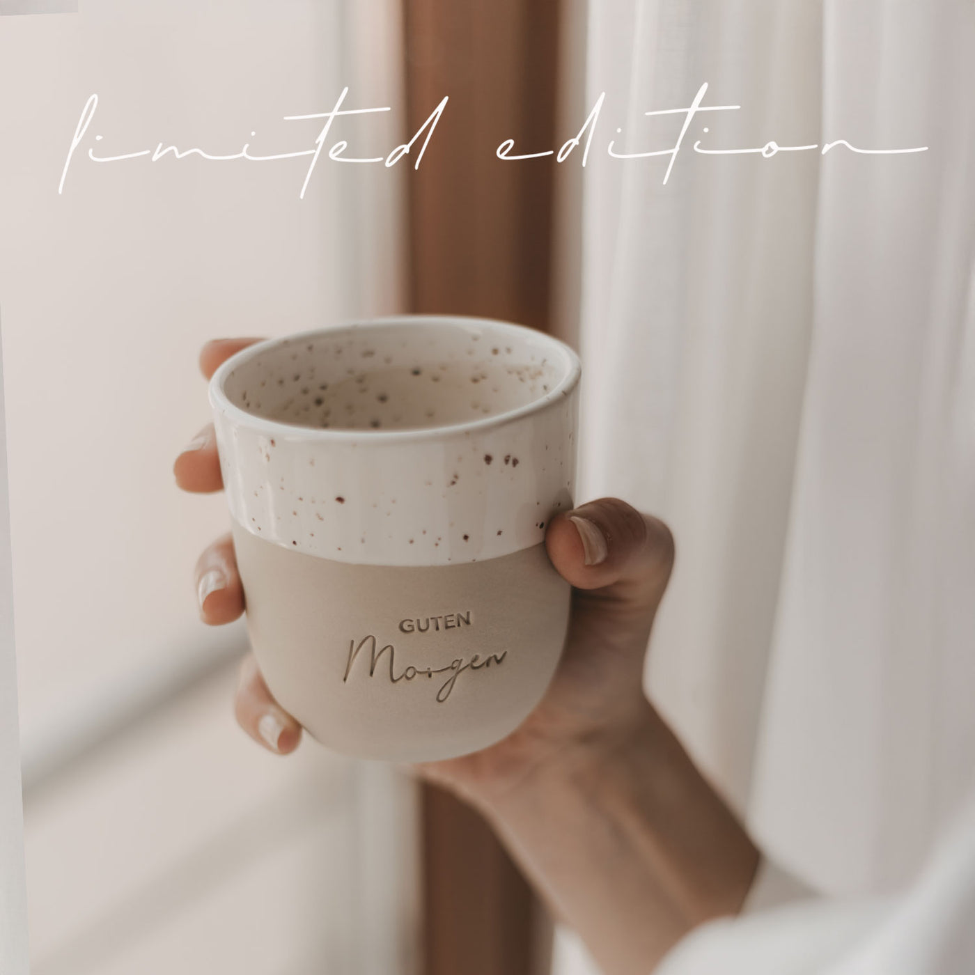 Eulenschnitt Becher Guten Morgen