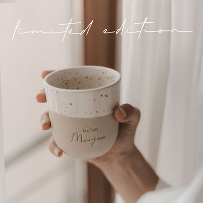 Eulenschnitt Becher Guten Morgen