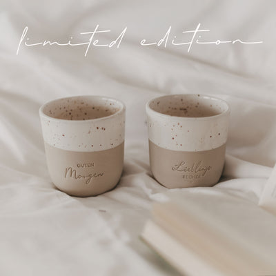 Eulenschnitt Becher Guten Morgen