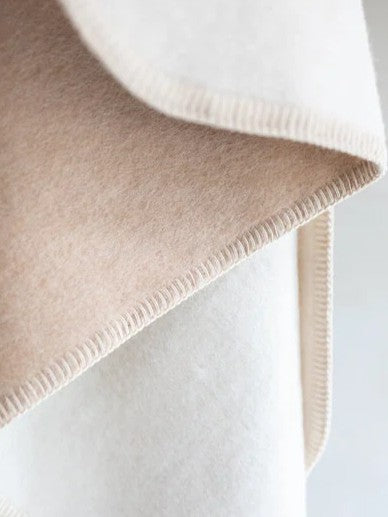 Van Buren Babydecke aus Alpakawolle 100x75 beige
