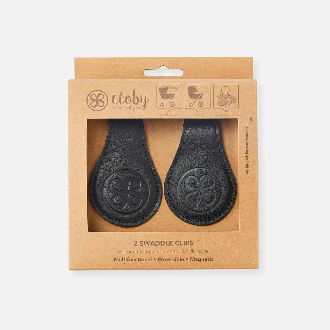 Cloby Swaddle Clips schwarz