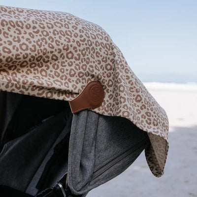 Cloby Sun protection blanket Leopard Brown – UPF 50+