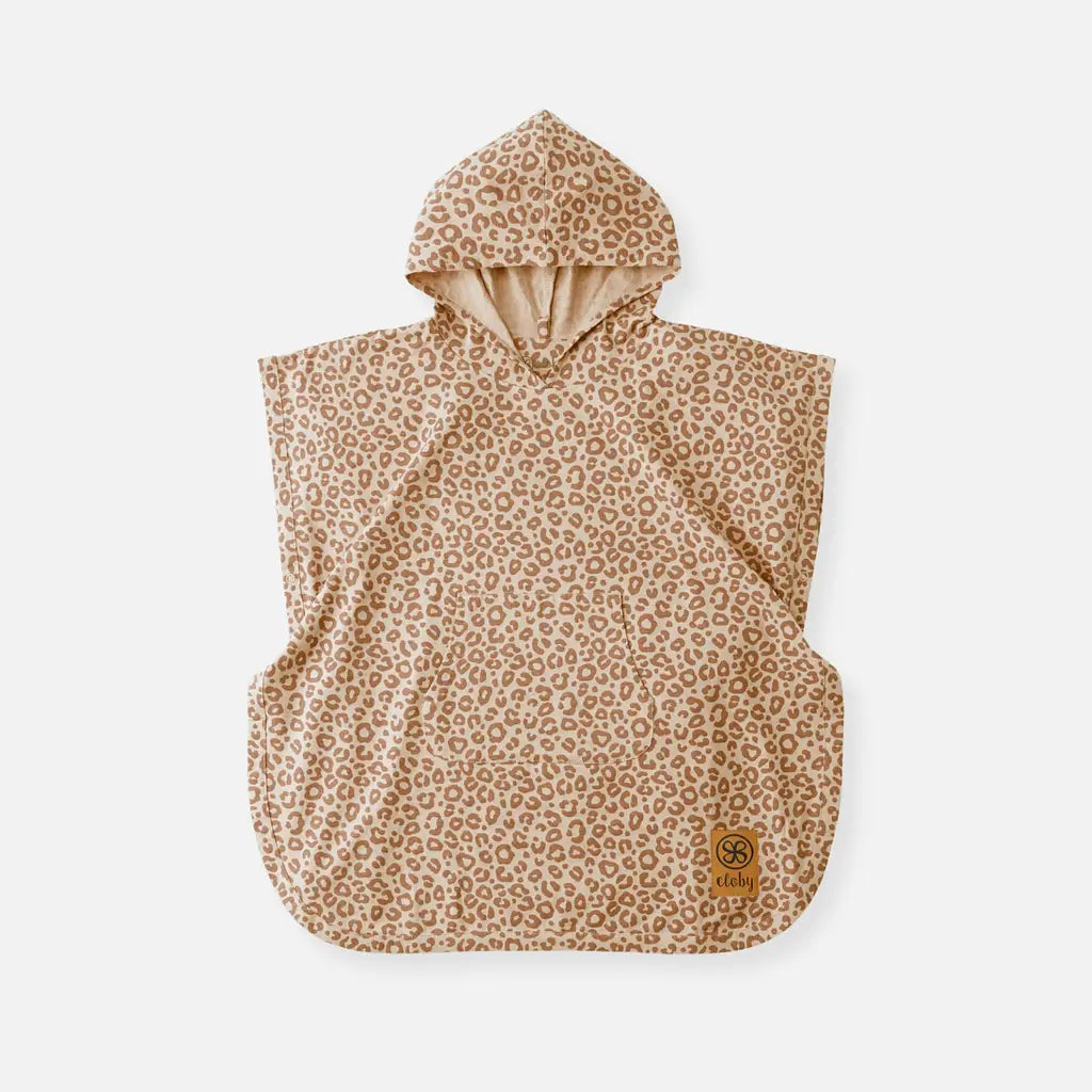 Cloby UV Poncho leopard brown