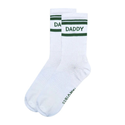 Famvibes Striped Daddy Socken grün-weiss