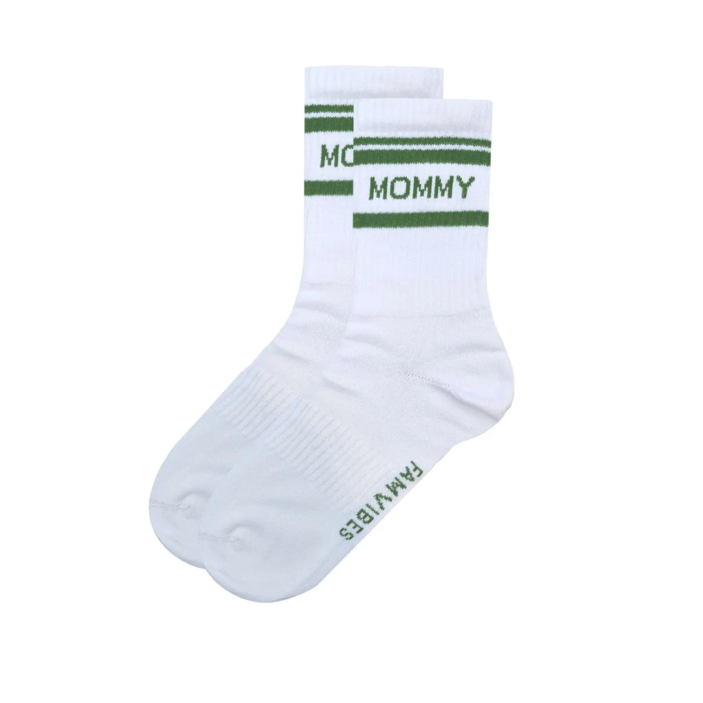 Famvibes Striped Mommy Socken grün-weiss