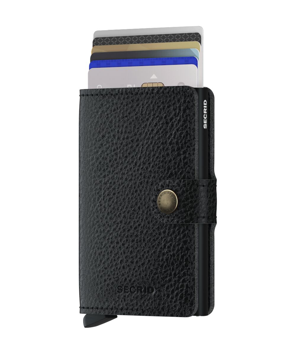Miniwallet Veg Black-Black