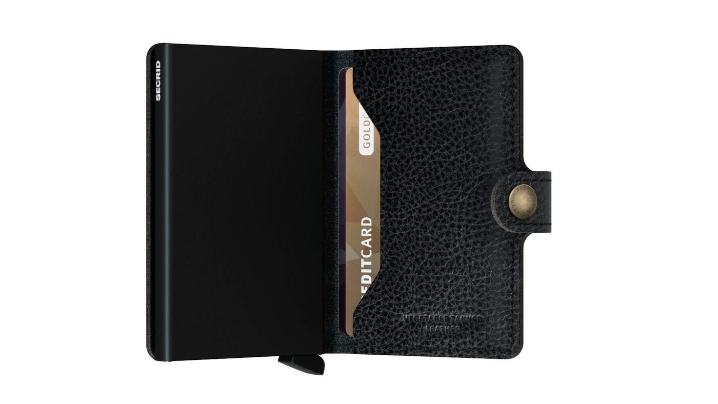 Miniwallet Veg Black-Black