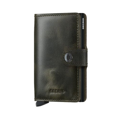 Miniwallet Vintage Olive Black