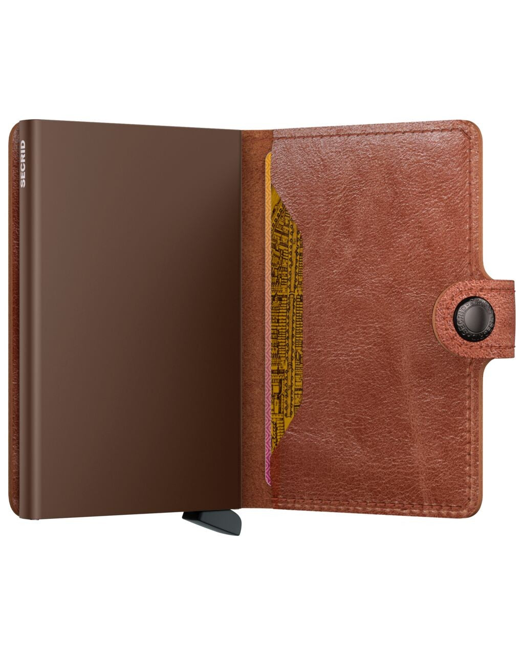 Miniwallet Vintage Cognac-Brown