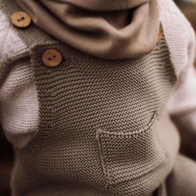 Cosy Roots Organic Knit Dungarees Latzhose