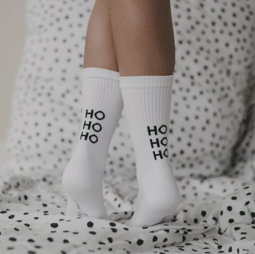Eulenschnitt Socken HoHoHo