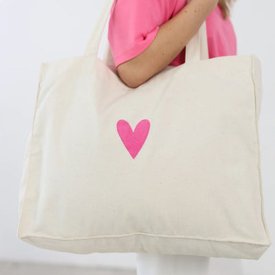 Famvibes Big Canvas Bag Big Heart